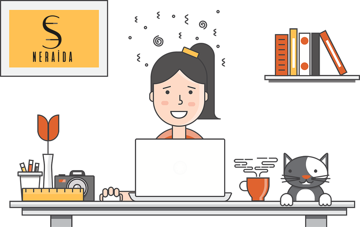 Cyber Chick at work